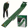 Portable Golf Putting Mat – 8 ft with Alignment Guides