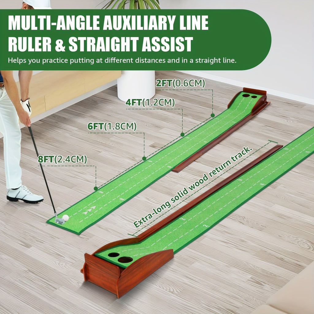 Golf Putting Mat – Two-Hole Practice Green